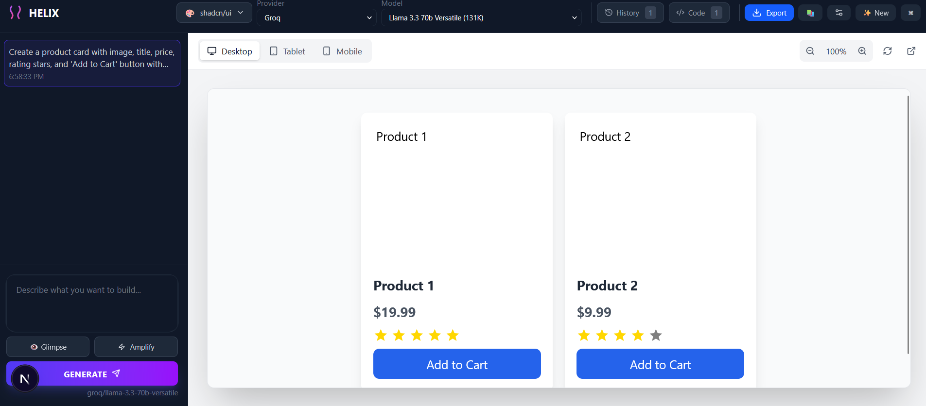 E-commerce Product Card